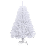 Vidaxx sapin de Noël artificiel avec charnières et support 150 cm blanc