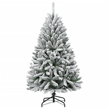 VidaXL Sapin de Noël artificiel avec charnières et neige 120 cm