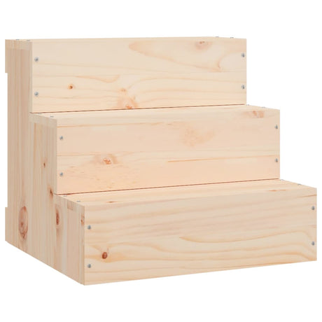 Vidaxx escalier pour animaux de compagnie 40x37,5x35 cm en bois de pin massif