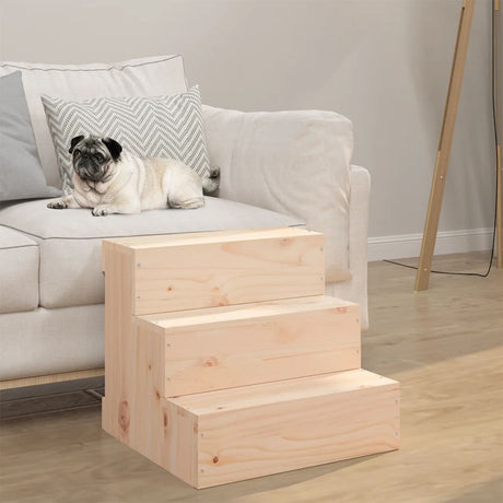 Vidaxx escalier pour animaux de compagnie 40x37,5x35 cm en bois de pin massif
