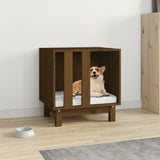 Vidaxl dog loft 50x40x52 cm solid pine honey brown