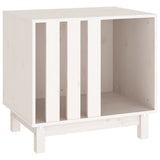 Vidaxl Dog Loft 60x45x57 cm Pine solide blanc