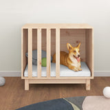 Vidaxxl niche pour chien 70x50x62 cm bois de pin massif