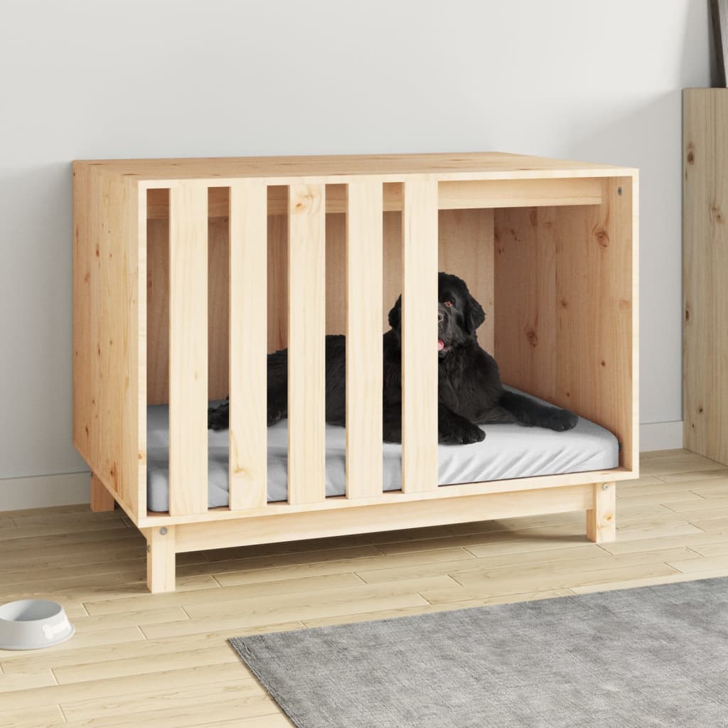 Vidaxl dog loft 90x60x67 cm solid pine