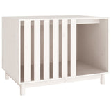VidaXL niche pour chien 100x70x72 cm bois de pin massif blanc