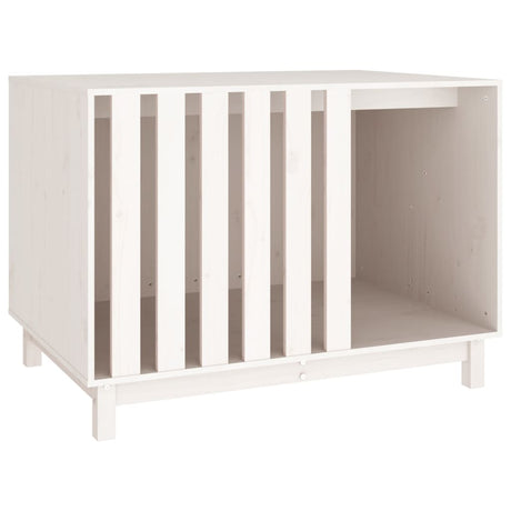 VidaXL niche pour chien 100x70x72 cm bois de pin massif blanc