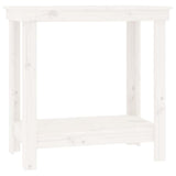 Vidaxx établi 80x50x80 cm bois de pin massif blanc