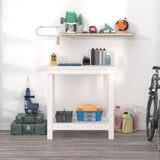 Vidaxx établi 80x50x80 cm bois de pin massif blanc