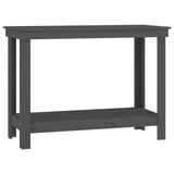 Vidaxx établi 110x50x80 cm bois de pin massif gris