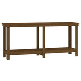 Vidaxx établi 180x50x80 cm bois de pin massif marron miel