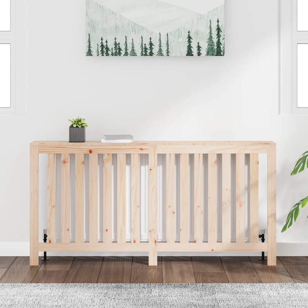 Vidaxx contour de radiateur 169x19x84 cm en bois de pin massif