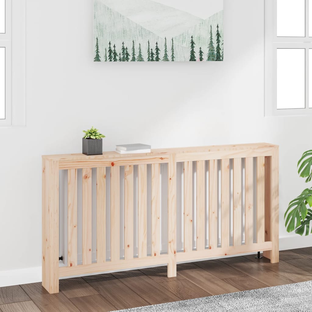 Vidaxx contour de radiateur 169x19x84 cm en bois de pin massif