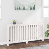 Vidaxx contour de radiateur 169x19x84 cm bois de pin massif blanc