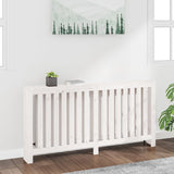 Vidaxl Radiatorom Construction 169x19x84 cm Pine bianco bianco bianco