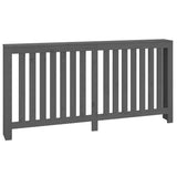 Vidaxx contour de radiateur 169x19x84 cm bois de pin massif gris