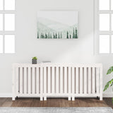 VIDAXL -Radiatorkonstruktion 210x21x85 cm Festkieferweiß weiß