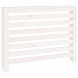 Construction de radiotorom vidaxl 108.5x19x84 cm Pine solide blanc