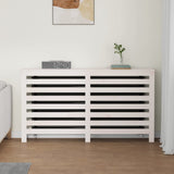 Vidaxl radiatorombouw 153x19x84 cm massief grenenhout wit