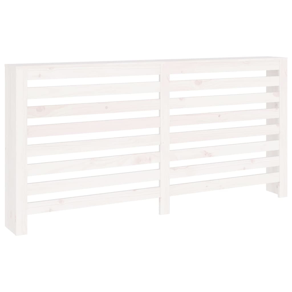 Construction de radiatorom vidaxl 169x19x84 cm en pin massif blanc