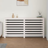 Vidaxl Radiatorom konstruksjon 169x19x84 cm Solid furuhvit