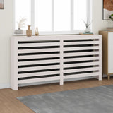 Vidaxl Radiatorom konstruksjon 169x19x84 cm Solid furuhvit