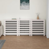 VIDAXL -Radiatorkonstruktion 210x21x85 cm Festkieferweiß weiß