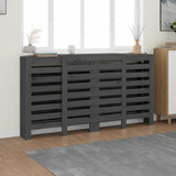 Vidaxl Radiatorom Construction 210x21x85 cm Solid Pine Grey