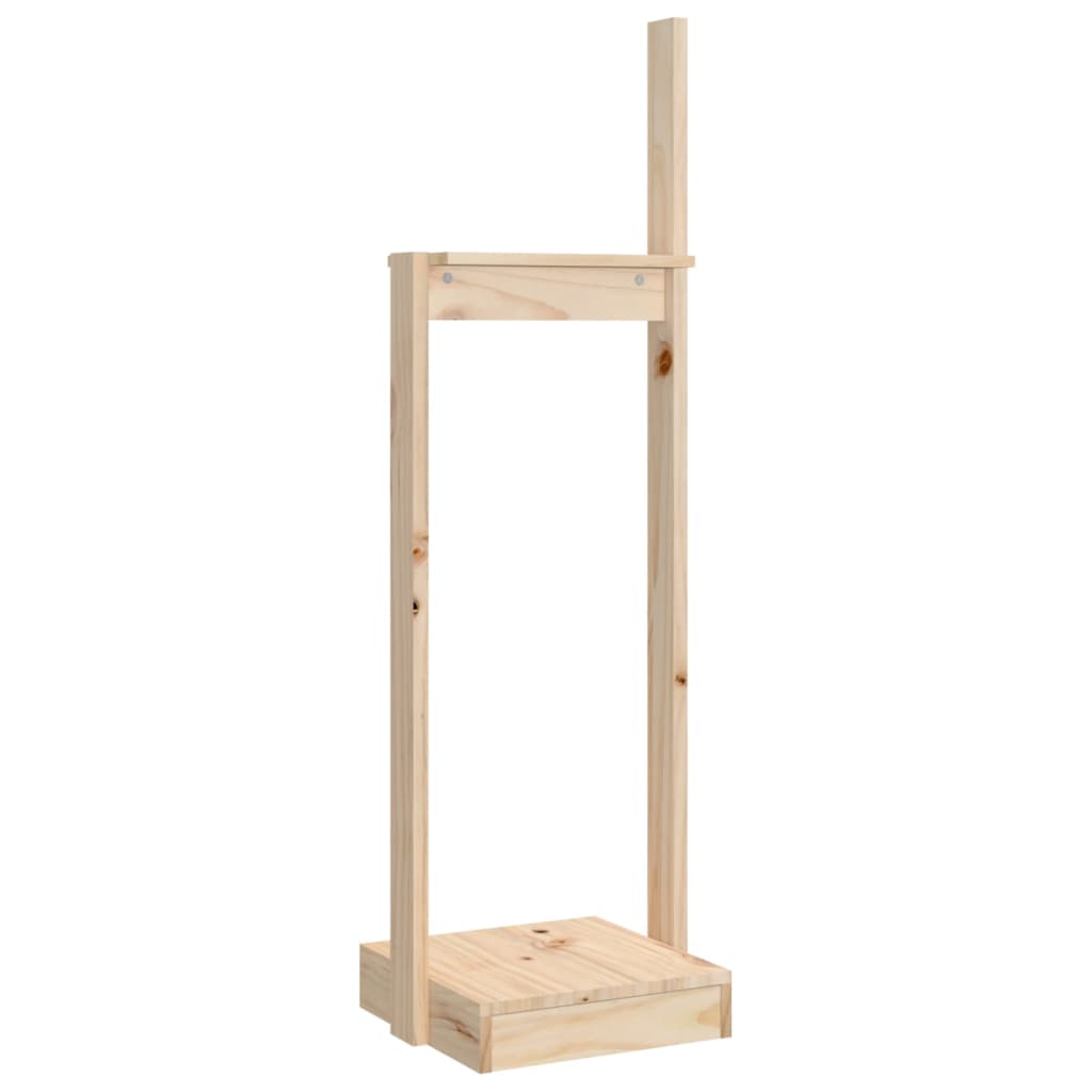 VIDAXL -Holzblockhalter 33,5x30x110 cm Festkiefer