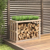Vidaxxl porte-bûches 108x52x74 cm bois de pin massif