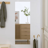 Miroir mural vidaxl 40x100 cm verre rectangulaire