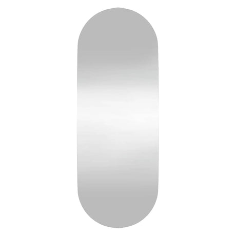 Miroir mural vidaxl 15x40 cm verre ovale