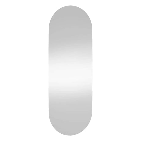 Miroir mural vidaxl 15x40 cm verre ovale