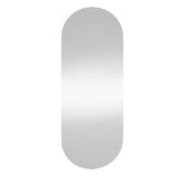 Miroir mural Vidaxl 20x50 cm Verre ovale