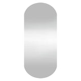 Miroir mural vidaxl 25x60 cm verre ovale