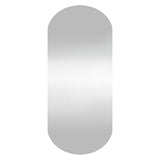 Miroir mural vidaxl 25x60 cm verre ovale
