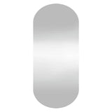 Miroir mural Vidaxl 35x80 cm Verre ovale