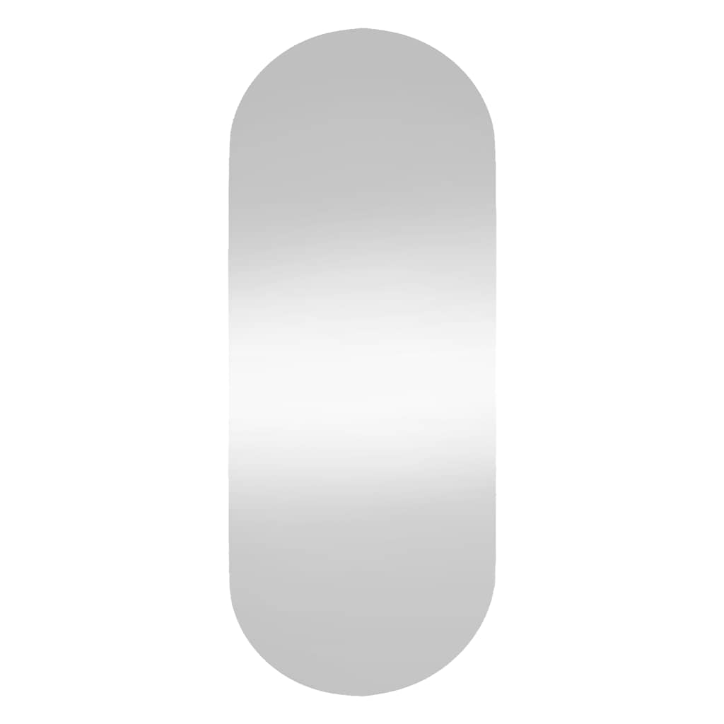 Miroir mural vidaxl 40x90 cm verre ovale