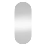 Miroir mural vidaxl 40x90 cm verre ovale