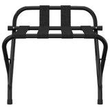 Rack à bagages Vidaxl avec dossier 56x39x52 cm noir