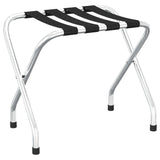 Vidaxl Luggage rack 56x40x49 cm Black and Silver