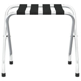 Vidaxl à bagages Rack 56x40x49 cm noir et argent