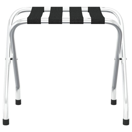 Vidaxl à bagages Rack 56x40x49 cm noir et argent