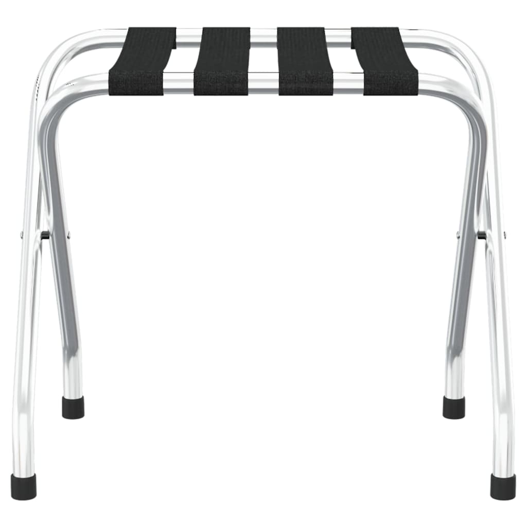 Vidaxl Luggage rack 56x40x49 cm Black and Silver