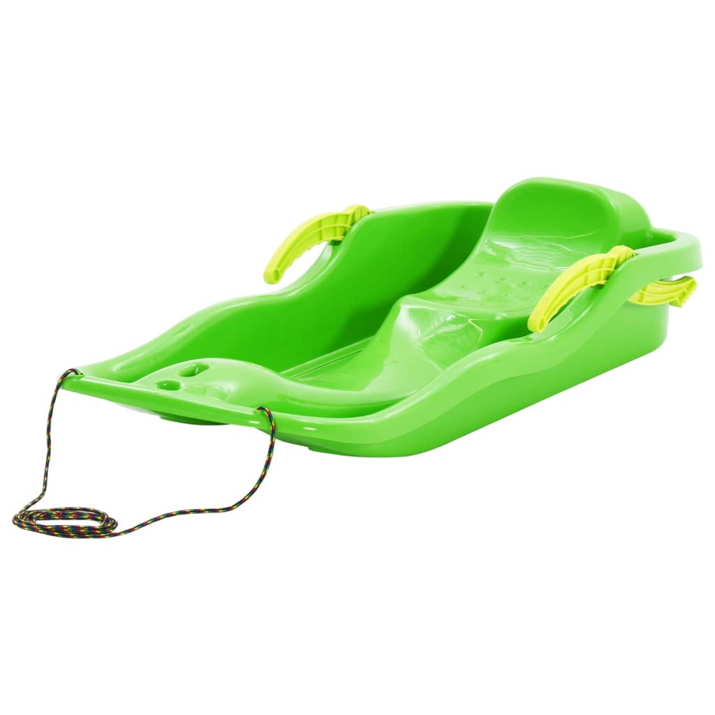 Vidaxx luge avec freins 87x40x18 cm polypropylène vert