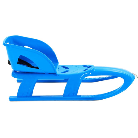 Slee Vidaxl avec siège 102.5x40x23 cm Bleu en polypropène