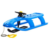 Slee vidaxl avec volant 102.5x40x23 cm bleu polypropène