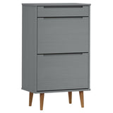 Vidaxl Schongkabinet Melde 59.5x3333 CM cm Sole Pine Grey