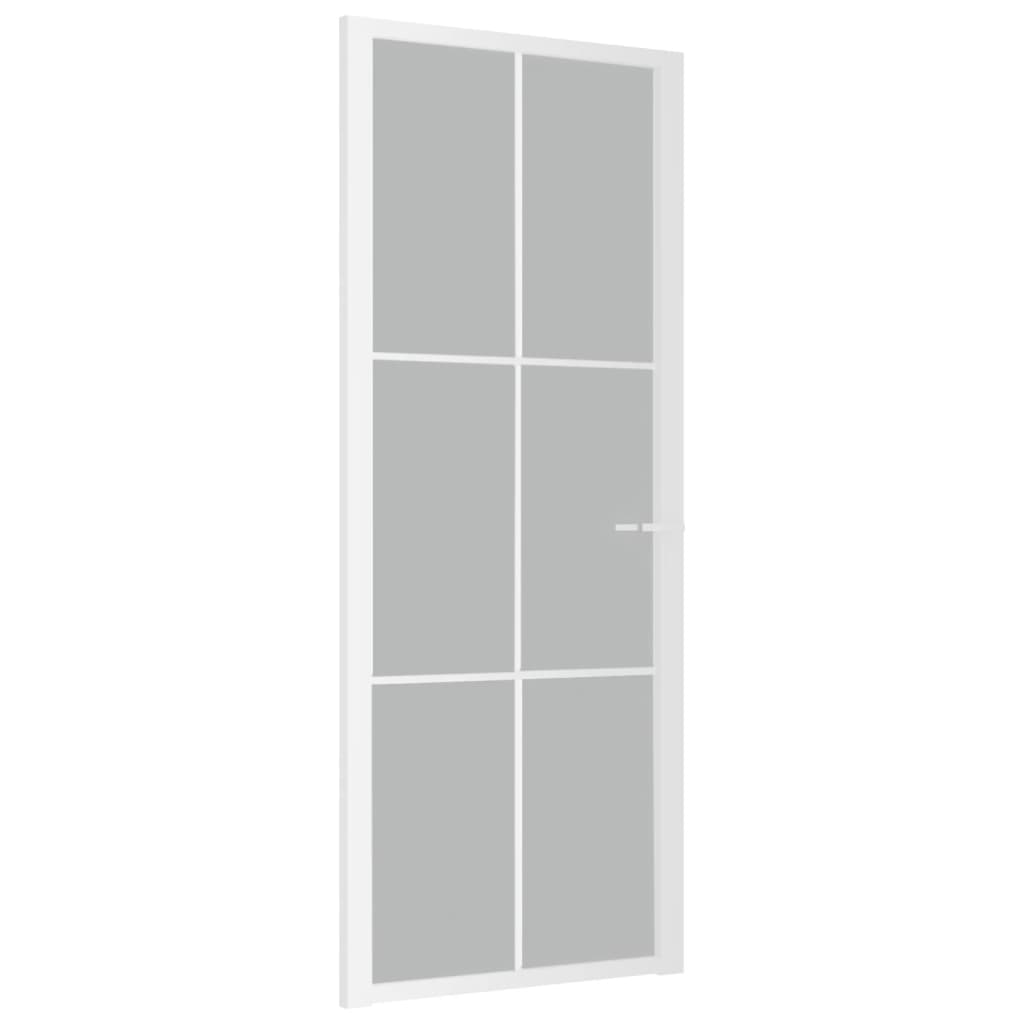 Vidaxl inner door 83x201.5 cm Matt glass and aluminum white