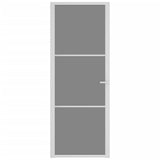 Vidaxl inner door 76x201.5 cm ESG glass and aluminum white