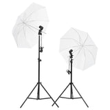 Vidaxl Photo Studio Set con set di luce, schermo di sfondo e riflettore